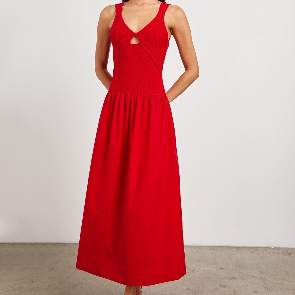 Rails Raquel Dress - Cherry Red - XS